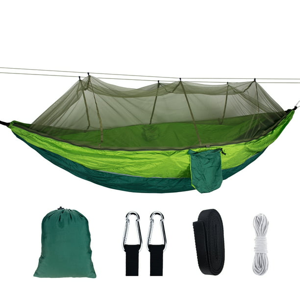 Double Person Travel Outdoor Camping Tent Hanging Hammock Bed With Mosquito Net